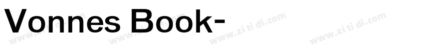 Vonnes Book字体转换